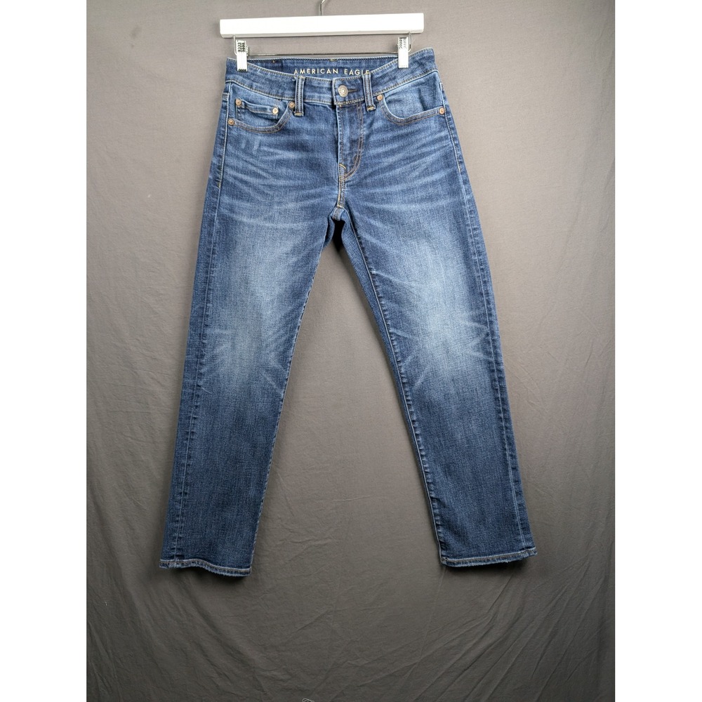 American Eagle Next Level Airflex Jeans Blue Denim‎ Mens 28x30 Slim Straight